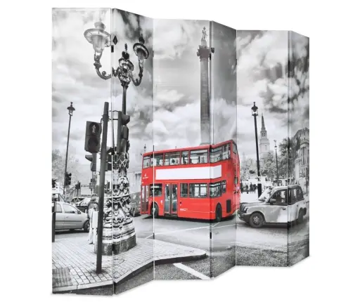 Kokkupandav Sirm 228 X 170 cm Londoni Buss, Must Ja Valge