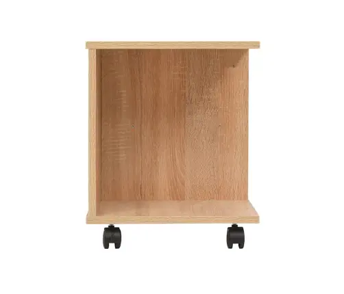 Plaukts Uz Ritentiņiem, Ozolkoka Krāsa, 50X35X42 Cm Vidaxl