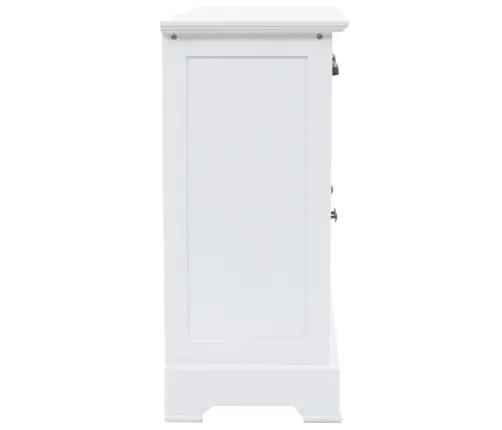 Komoda Su 3 Durimis, Mdf Ir Pušies Mediena, 105X35X77,5Cm