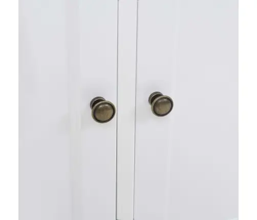 Komoda Su 3 Durimis, Mdf Ir Pušies Mediena, 105X35X77,5Cm