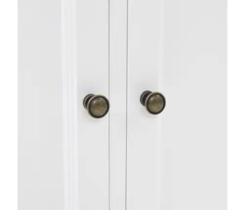 Bufete Ar 4 Durvīm, Mdf Un Priedes Koks, 80X40X180 Cm Vidaxl