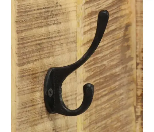 Sienas Drēbju Pakaramie, 2 Gab., 36X110X3 Cm, Mango Masīvkoks Vidaxl