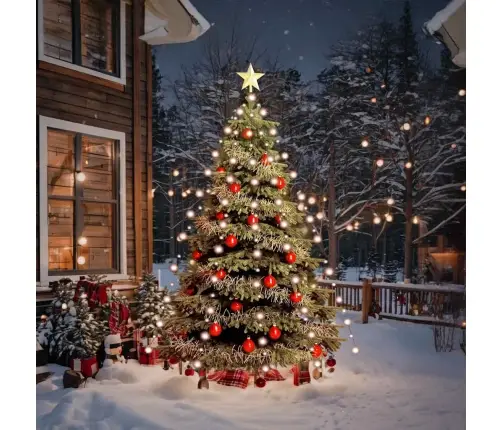 Ziemassvētku Lampiņas, 180 Led, 180 Cm Vidaxl