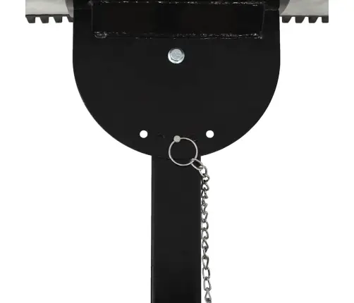 Sniega Lāpsta Ar Riteņiem, 100X44 Cm, Manuāla Vidaxl