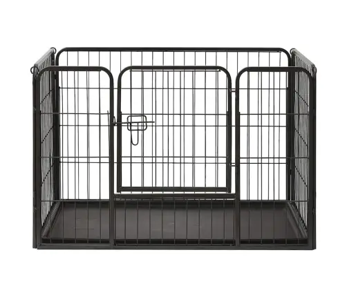 Nožogojums Kucēniem, 91,5X59X61 Cm, Tērauds Vidaxl