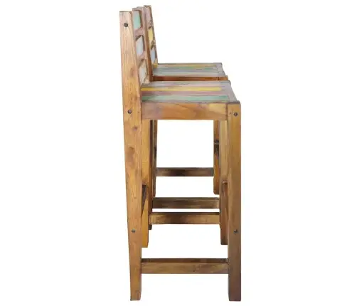 Bāra Krēsli, 2 Gab., Pārstrādāts Masīvkoks Vidaxl