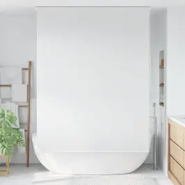 Rullo Žalūzija Dušai, 140X240 Cm, Balta Vidaxl