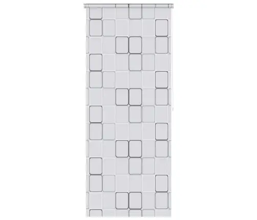 Rullo Žalūzija Dušai, 80X240 Cm, Ar Kvadrātiem Vidaxl