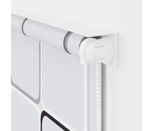 Rullo Žalūzija Dušai, 80X240 Cm, Ar Kvadrātiem Vidaxl