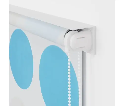 Rullo Žalūzija Dušai, 80X240 Cm, Apļu Dizains Vidaxl