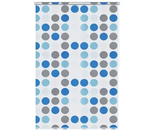 Rullo Žalūzija Dušai, 140X240 Cm, Apļu Dizains Vidaxl