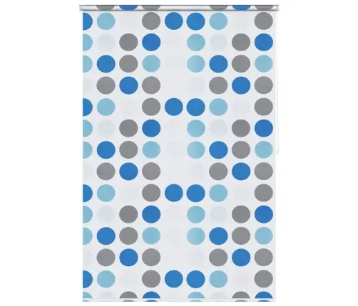 Rullo Žalūzija Dušai, 160X240 Cm, Apļu Dizains Vidaxl