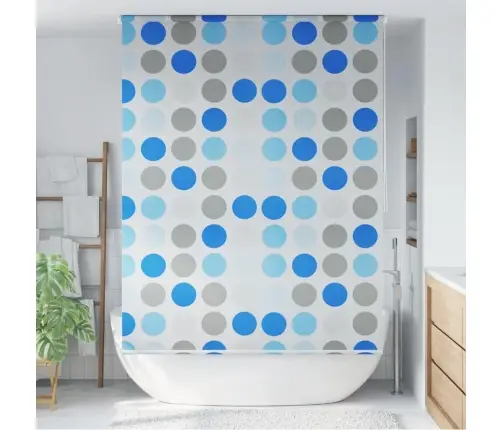 Rullo Žalūzija Dušai, 160X240 Cm, Apļu Dizains Vidaxl