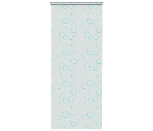 Rullo Žalūzija Dušai, 80X240 Cm, Burbuļu Dizains Vidaxl