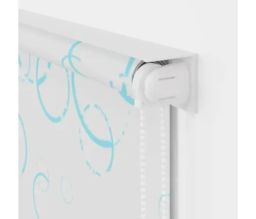 Rullo Žalūzija Dušai, 140X240 Cm, Burbuļu Dizains Vidaxl