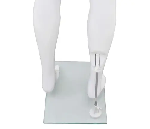 Vyriškas Manekenas, Stiklo Pagr., Blizgus Baltas, 185Cm