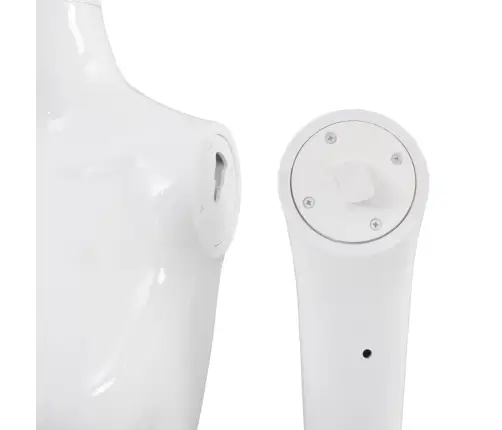 Täispikkuses Naismannekeen Klaasist Alusel, Läikiv Valge 175 Cm