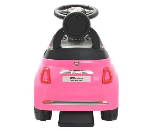 Bērnu Rotaļu Mašīna, Fiat 500, Rozā Vidaxl