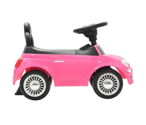 Bērnu Rotaļu Mašīna, Fiat 500, Rozā Vidaxl