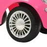 Bērnu Rotaļu Mašīna, Fiat 500, Rozā Vidaxl