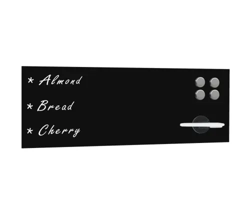 Sieninė, Magnetinė, Stiklinė Lenta 60X20 Cm