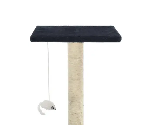 Kaķu Māja Ar Sizala Stabiem Nagu Asināšanai, 95 Cm, Tumši Zila Vidaxl