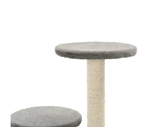 Draskyklė Katėms Su Stovais Iš Sizalio, 60cm Pilka