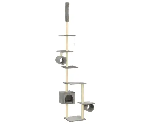 Sisalköitega Kraapimispuuga Kassimaja 260 cm Hall