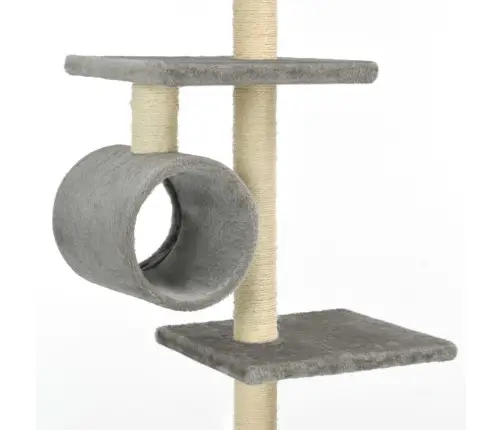 Sisalköitega Kraapimispuuga Kassimaja 260 cm Hall