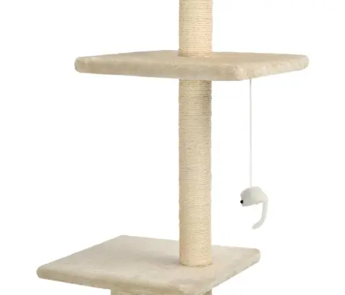 Sisalköitega Kraapimispuuga Kassimaja 260 Cm Beež