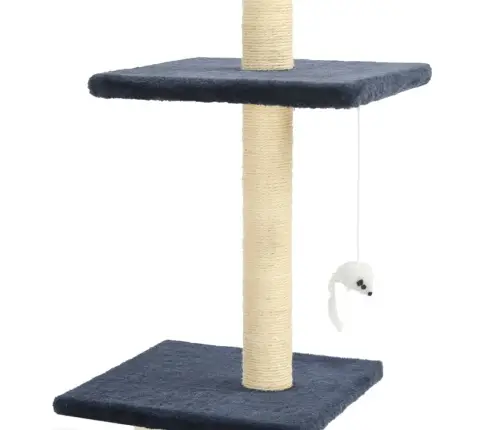 Kaķu Māja, Sizala Stabi Nagu Asināšanai, 260 Cm, Tumši Zila Vidaxl