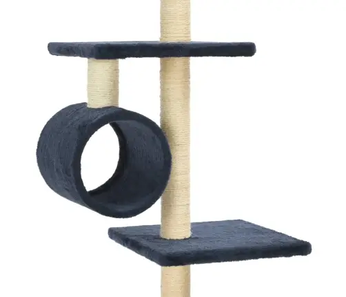 Kaķu Māja, Sizala Stabi Nagu Asināšanai, 260 Cm, Tumši Zila Vidaxl