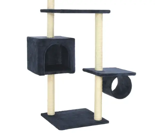 Kaķu Māja, Sizala Stabi Nagu Asināšanai, 260 Cm, Tumši Zila Vidaxl