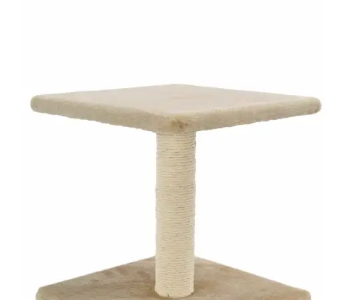 Sisalköitega Kraapimispuuga Kassimaja 55 Cm Beež