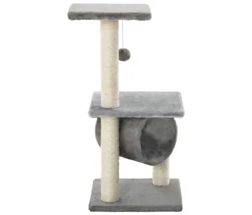 Draskyklė Katėms Su Stovais Iš Sizalio, 65cm Pilkos Spalvos