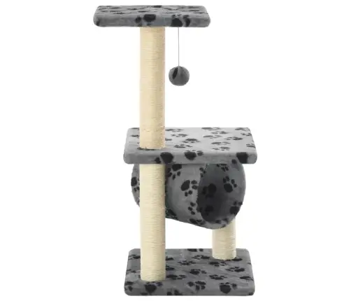Draskyklė Katėms Su Stovais Iš Sizalio, 65cm Pilkos Sp. Pėdut.