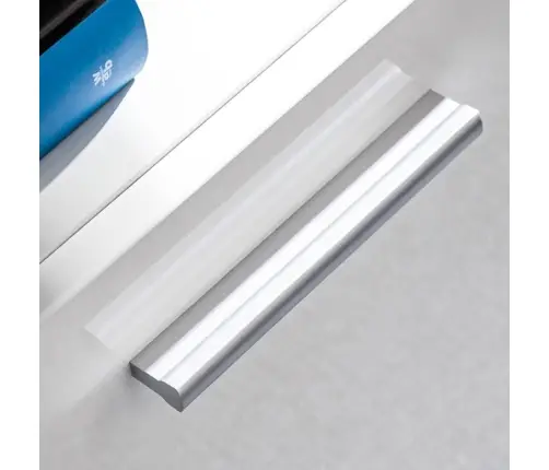 Tv Sienas Sekcija Ar Led Gaismām, 5 Gab., Spīdīgi Balta Vidaxl