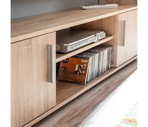 Teleri Sektsioonkapp Led-Tuledega,Sonoma Tamm