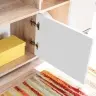 Tv Sienas Sekcija Ar Led Gaismām, Sonomas Ozola Krāsa Ar Baltu Vidaxl