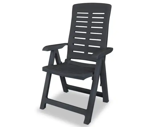 Allalastava Seljatoega Aiatoolid, 6 Tk, Plast, Antratsiithall Allalastava Seljatoega Aiatoolid, 6 Tk, Plast, Antratsiithall