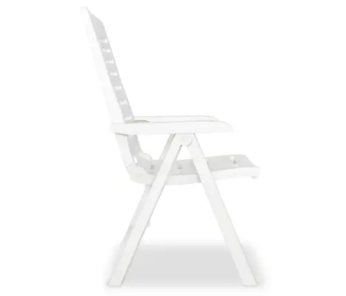 5-Osaline Aiamööblikomplekt, Plast, Valge