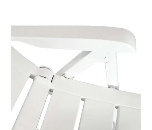 5-Osaline Aiamööblikomplekt, Plast, Valge