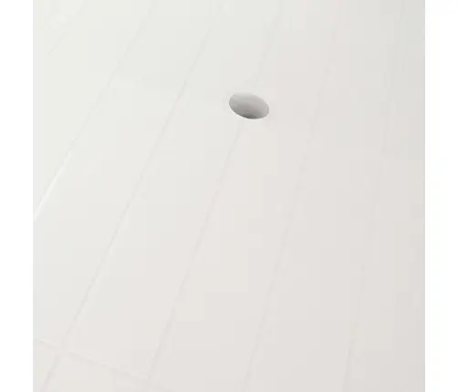 5-Osaline Aiamööblikomplekt, Plast, Valge