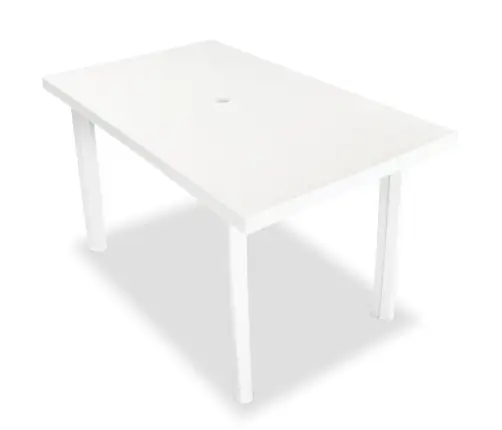 7-Osaline Aiamööblikomplekt, Plast, Valge