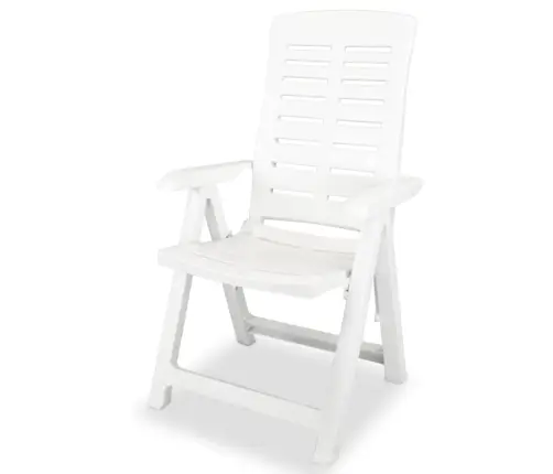 7-Osaline Aiamööblikomplekt, Plast, Valge