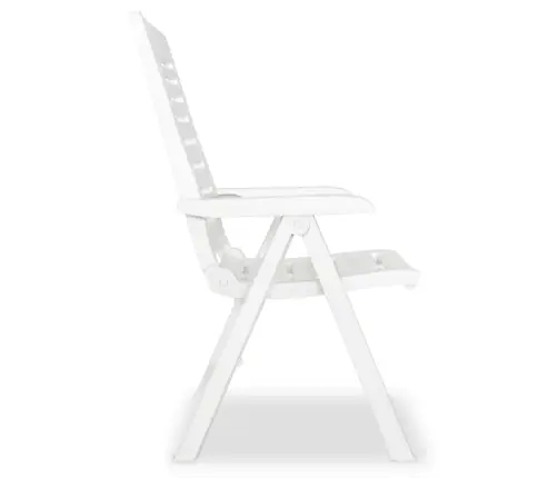 7-Osaline Aiamööblikomplekt, Plast, Valge