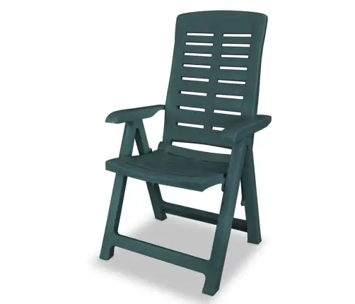 5-Osaline Aiamööblikomplekt, Plast, Roheline