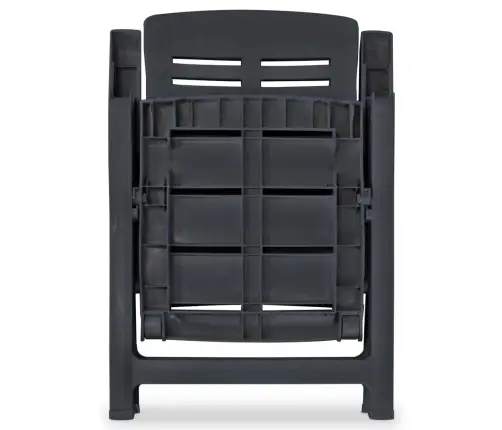 3-Osaline Bistroomööbel, Plast, Antratsiit