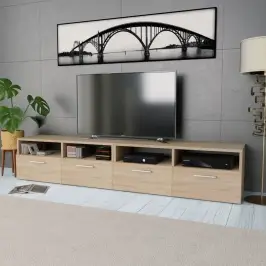 Tv Skapīši, 2 Gab., Inženierijas Koks, Ozolkoka Krāsa Vidaxl