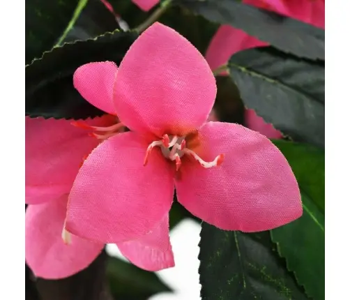 Kunsttaim Rododendron Potiga, 310 cm Roheline Ja Roosa